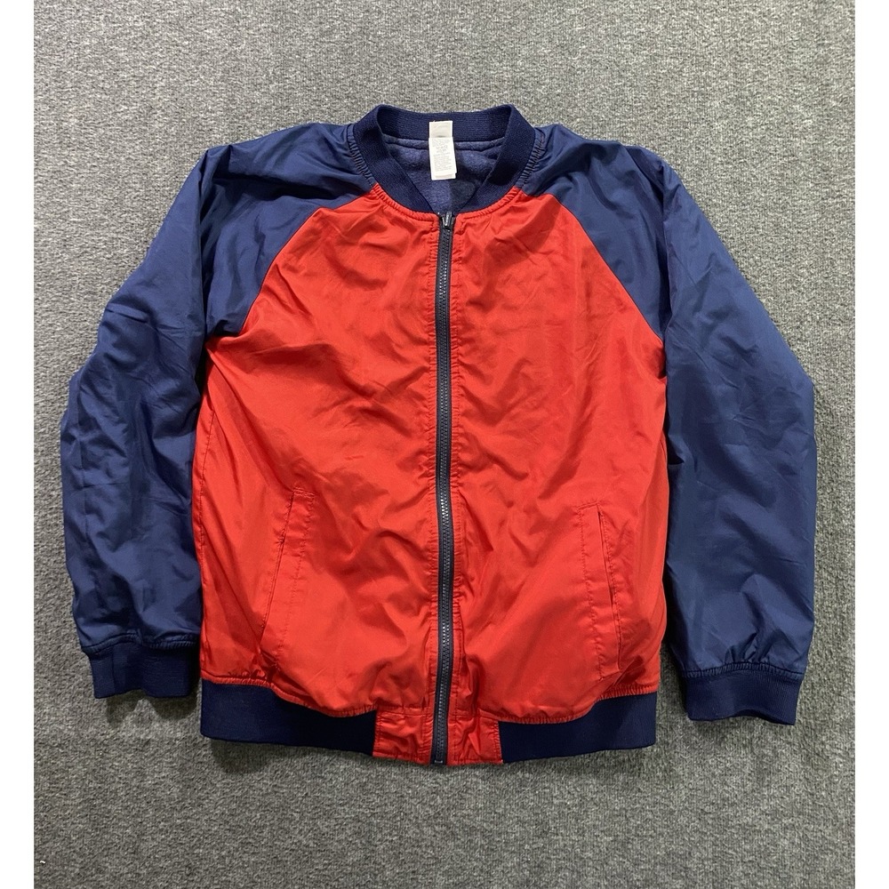 Old Navy Jacket Jersey Style Reversible Blue Red Size XL(14/16)